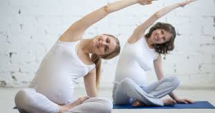 Avoid any more poses on your belly, like cobra cow pose is a good alternative to upward dog at this point, and your wheel practice will be waiting for you after you are cleared for exercise once the baby has arrived. 6 Easy Prenatal Yoga Poses Exercise During Pregnancy Sharecare