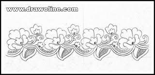 Saree Border Designs Drawing And Sketch On Paper Sare Border Drawing Embroidery Saree Border De Embroidery Designs Saree Border Hand Embroidery Designs