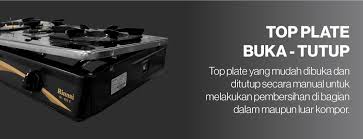 Sekitar 1% dari produk ini adalah tungku industri. Kompor Gas Rinnai Ri 603e Rinnai Indonesia