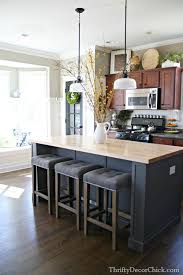 For narrow kitchens, a console table can double as a slim island. Pin On Cocinas