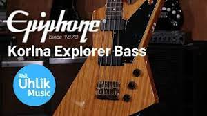 Get classic looks and tone at an affordable price. Epiphone Korina Explorer Bass Phil Uhlik Music Demo Youtube