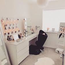 Budget for vanity mirror (without desk and tools) rounds up to : Diaz Hollywood Mirror Makeup Mirror With Lights Around Ikea Dressing Table Dressing Table Decor Dressing Table Organisation