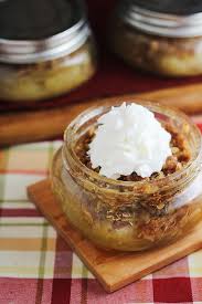 Apple Crumble In A Jar Recipe Recipe Mason Jar Desserts Apple Crumble Recipe Christmas Food Desserts