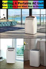 Getting A Portable Ac Unit How It Works And What Size To Choose The Soothing Air Bedroom Air Conditioner Portable Ac Small Portable Ac Unit