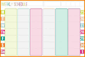Weekly Calendar Template Word Design In 2020 Weekly Calendar Template Excel Calendar Daily Calendar Template