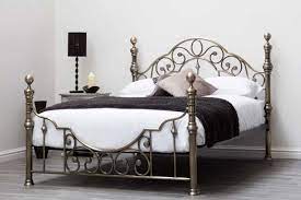 canterbury vintage antique brass metal bed frame double king size metal bed frame bed frame metal beds