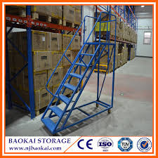 Shop ladders today & get great deals on quality products. China Warehouse Steel Safety Rolling Mobile Platform Ladder With Handrails China Ladder And Platform Price
