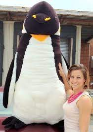 Extra Large Stuffed Penguin 5 Feet Tall Realistic Big Plush Penguin Made In The Usa America By Big Plush Http Plush Penguin Baby Stuffed Animals Big Plush