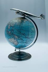 1938 World Globe With Aeroplane What A Feature This Would Make But Where To Put It Vintage Globe World Globes Globe