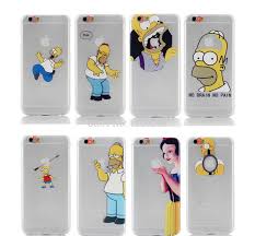 Transparent The Simpsons Homer Bart Alice In Wonderland Iphone 6 Phone Case Cool Phone Cases Cute Phone Cases Phone Cases