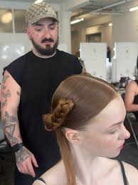 SWIPE 4 GD HAIR 😈 hair by me for #GFW, Thnx 4 the pro pics , HAIR LEAD:  @frazerhair , Management : @rubie_drew_pro @salonichotai , Partnership :  @lorealpro , Tools : @sessionkit , #fashionweek ...