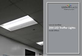Use Dlc Certified 2x4 Led Troffer Lights At Your Office Lights Led Cool Lighting