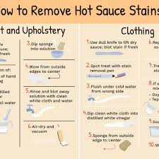 Thus, by washing clothes in cold water, colors last longer and clothes retain. How To Remove Hot Sauce Stains From Clothes And More