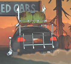Wendy And Dipper S Stolen Car Colors Altered To Make Details And Outlines More Visible Through The Dark Color Scheme Color Schemes Dark Colors Some Pictures