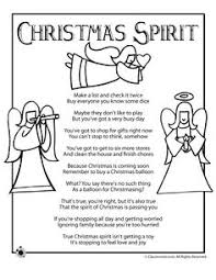 Christmas Spirit Kids Poem Christmas Poems Kids Christmas Poems Kids Poems