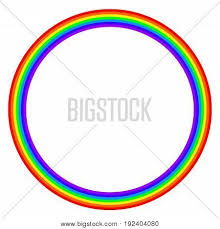 Red orange yellow green blue indigo violet rainbow. Rainbow Colored Vector Photo Free Trial Bigstock