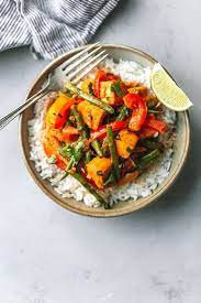 This authentic green curry shrimp recipe takes 20 mins to make and tastes just like restaurants! Thai Red Curry Tofu Recipe A Beautiful Plate