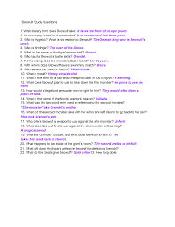 We have an array of quizzes on the old english classic, beowulf. Beowulf Study Questions Engl 200 Literary Texts And Contexts Studocu