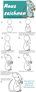 Maus Zeichnen Lernen Eine Einfache Anleitung In 7 Schritten Zeichnen Anleitung Zeichnen Lernen Zeichnen