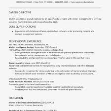 Computer Science Objective Resume Elegant Marketing Analyst Resume Example Business Analyst Resume Resume Examples Marketing Resume