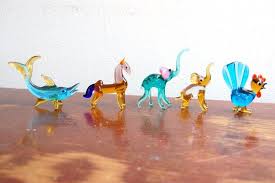 Vintage 1950s Murano Art Hand Blown Glass Animal Figurines Etsy Glass Animals Murano Glass Animals Animal Figurines