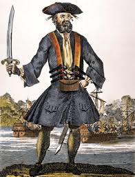 Edward Blackbeard Teach Blackbeard 1725 Colored Blackbeard Pirates Famous Pirates