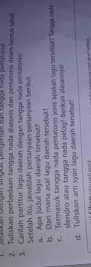 Maybe you would like to learn more about one of these? 2 Tuliskan Perbedaan Tangga Nada Diatonis Dan Pentatonis Dalam Bentuk Tabel Brainly Co Id