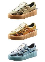 Rihanna Has Camo Pumas Releasing Next Week Puma Rihanna Pumas Shoes Puma Creepers