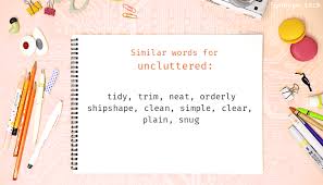 نتیجه جستجوی لغت [uncluttered] در گوگل