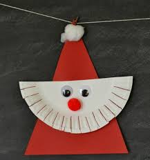 Nikolaus Basteln Dreieck Kinder Ideen Papptelle Bart Nikolaus Basteln Basteln Weihnachten Basteln Mit Pappteller