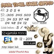 Prediksi Togel Singapore Pools 18 Desember 2019 Poker Singapore Pool