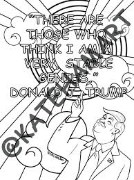 Downloadable Printable Trump Coloring Sheets For A Good Cause In 2020 Disney Printables Nickelodeon Cartoons Coloring Sheets
