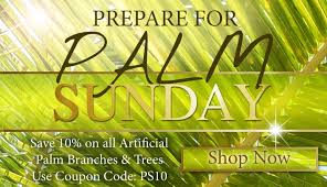 Is palm sunday a public holiday? Everlasting Palm Trees Branches For Palm Sunday