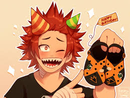 Unfortunately, there's a condition to meet in order to make it so that seems impossible to reach when the day actually comes. Furanse Happy Birthday To Our Precious Red Riot Kirishima