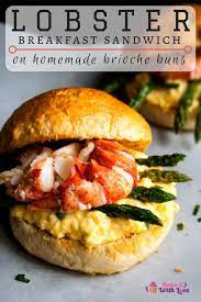 Lobster Breakfast Sandwich Recipe Brunch Recipes Breakfast Sandwich Seafood Recipes
