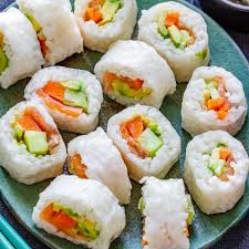 Rice Paper Sushi Recipe Happy Foods Tube