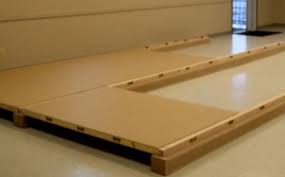 How To Build A Portable Floor Non Warping Patented Honeycomb Panels And Door Cores Portable Stage Flooring Hardwood Floors