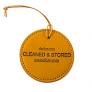 Leather Branding Tags with Ball Chain from www.homertrimmings.com