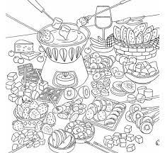 A collection of food and dessert designs for kids. Cute Food Coloring Pages For Adults Novocom Top