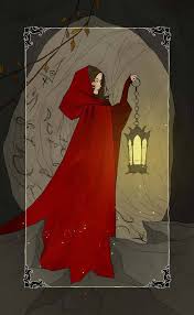 The Dark Wood Tarot Hermit By Abigaillarson On Deviantart Tarot Cards Art The Hermit Tarot Tarot Art