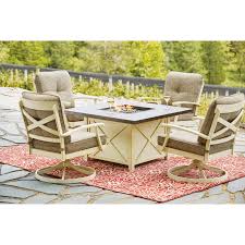Rethink the everyday fire pit. Signature Design By Ashley Preston Bay Outdoor Firepit Table Set Royal Furniture Outdoor Conversation Sets Outdoor Chat Sets