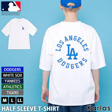 MLB Tシャツ メンズ 半袖 ティーシャツ 綿100% エムエルビー ユニセックス オーバーサイズ 2024ss karlas