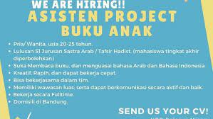 Penerbit halim quran bandung juli 2021, lowongan kerja bandung juli 2021 Lowongan Kerja Pt Mizan Pustaka Bandung Jl Cinambo 2021