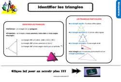 Triangles ce2 exercices avec correction geometrie par pass education fr jenseigne fr. Triangles Ce2 Cycle 2 Exercice Evaluation Revision Lecon