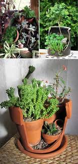 13 Diy Avec Des Pots Casses Deco Jardin Idees Jardin Jardinage