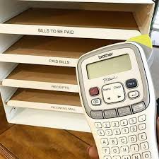 Mail Organization From From Ikea Label Maker Label Maker Organization Organizing Labels Paper Organization