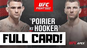 Ufc Vegas 4 27th June 2020 Fight Card Dustin Poirier Vs Dan Hooker Ufcvegas4 Youtube