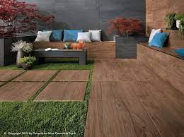 The wood is mostly there for looks. Etic Pro Porcelain Stoneware Outdoor Floor Tiles By Atlas Concorde