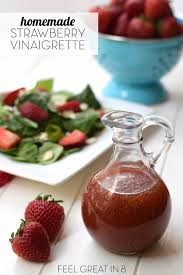 Homemade Strawberry Vinaigrette Recipe Strawberry Vinaigrette Food Recipes Food