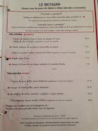 Menu Restaurant 1 2 Picture Of Les Pagodes De Beauval Saint Aignan Tripadvisor